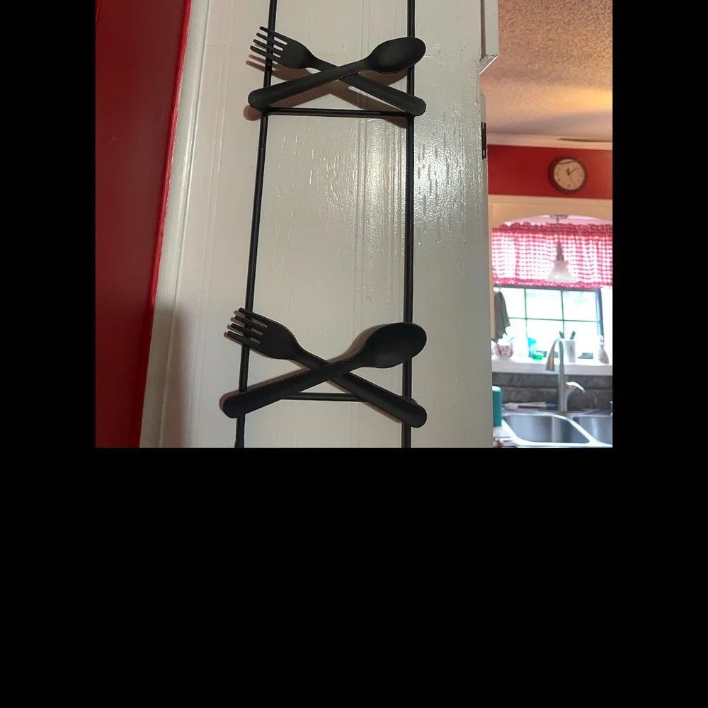 Brown/Black Metal Wall Decor Plate Display Holder